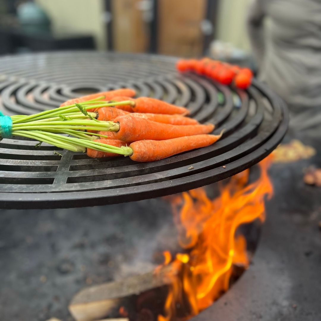 Groenten op de BBQ Foodtruck